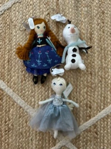 Pottery Barn Kids Disney Frozen Elsa/Olaf/Anna Christmas Ornament NEW - Picture 1 of 8