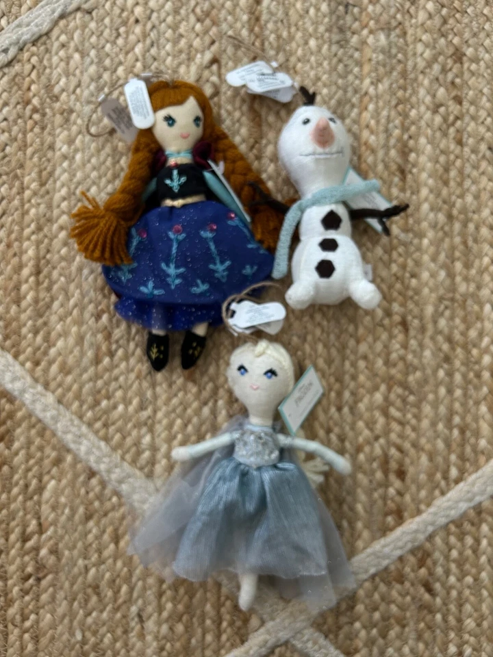 Pottery Barn Niños Disney Frozen Elsa/Olaf/Anna Adorno de Navidad NUEVO Foto 1 de 1