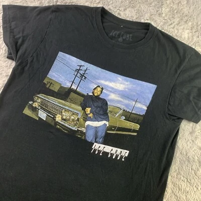 Ice Cube Shirt Mens Large Black Rap Hip Hop 90s 1964 Chevy Impala Boyz N Hood - Image 1 of 4