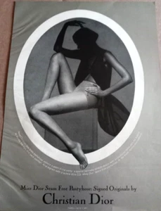 1975 print ad - Christian Dior pantyhose SEXY girl legs hosiery advertising page - Picture 1 of 2