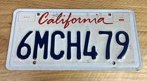 California State Nummernschild Etiketten Auto Dekor Handwerk 6MCH479 - Bild 1 von 4