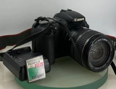 Canon EOS 20D 8.2MP Digital SLR Camera+CHARGER+512 MB CARD BLACK TESTED - 373 - Image 1 of 4