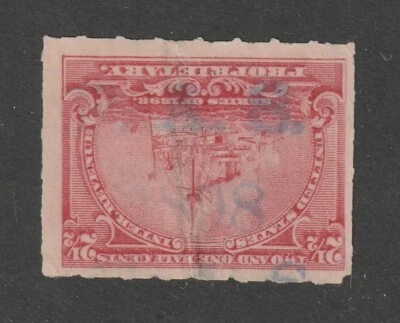 Scott # RB28, Used, F, 2½¢ Battleship, Hand-Stamped Cancel "F. A. S." - Image 1 of 2
