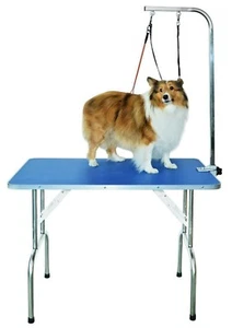 Professional grooming table with double leashes and clamp for small/medium dogs - Picture 1 of 8