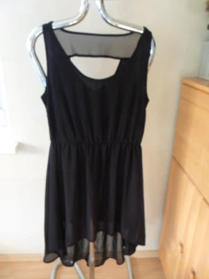 Trägerkleid Vokuhila schwarz Gr. XL  NEU - Bild 1 von 2