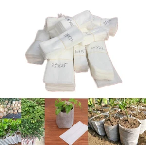 Plant Nursery Bag Non-woven Fabric Biodegradable Eco-Friendly Flower Growing Pot - Picture 1 of 12