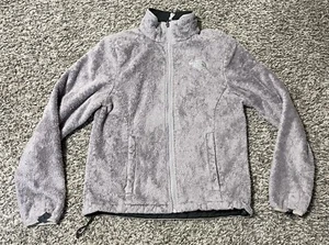 The North Face Full Zip Osito Jacke Damen XS weiches Fleece grau Taschen - Bild 1 von 20