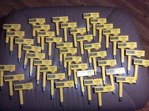 40 SnapTracker Sicherheitsanhänger, Containerschraubendichtung, gemarkt, gelb, - Bild 1 von 2