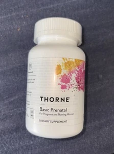 Thorne Research Basic Prenatal Supplement Pregnancy/Nursing 90 Caps Exp 10/26 - Picture 1 of 4