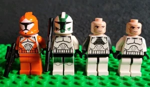 LEGO STAR WARS Clones Minifigures Bundle x4 Bomb Squad Gree sw0299 sw0221 sw0380 - Picture 1 of 10