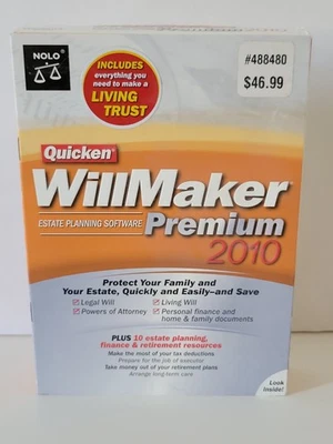Quicken WillMaker Premium 2010 - Image 1 of 3