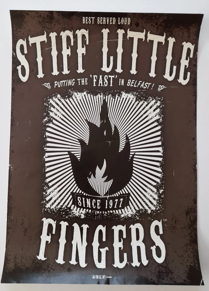Stiff Little Fingers - An SLF Concert Promo Poster - Image 1 of 3
