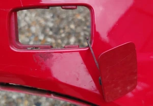 Honda Civic Mk8 front bumper cover n/s red - Picture 1 of 2
