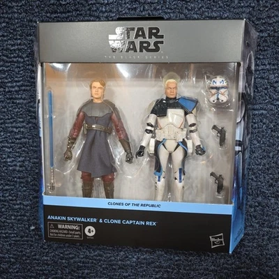 Paquete de 2 2025 Star Wars The Black Series Anakin Skywalker y Captain Rex nuevo sellado Foto 1 de 2