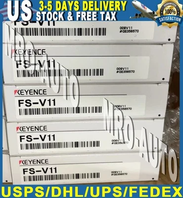 KEYENCE FS-V11 Fiber Optic Sensors FSV11 New In Box One US Free TAX - Image 1 of 4