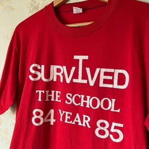 85' "I Survived The School Year" T-Shirt 22x28" - Picture 1 of 6