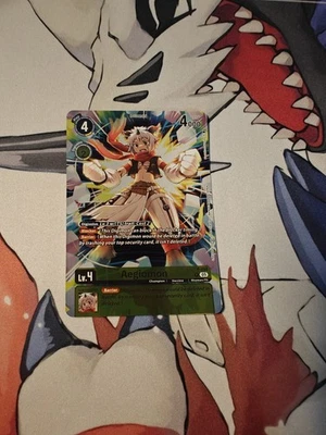 Digimon TCG Exclusive Aegiomon Card P-194 Alt Art - Image 1 of 2