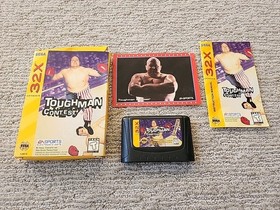 Toughman Contest (Sega 32X, 1995) Complete CIB With RARE Card