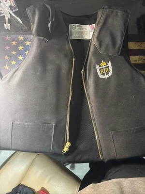 Chaleco RideRight Bullriding, Negro, Talla: Mediana Excelente Estado Foto 1 de 4