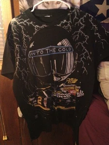1990's Vintage Rare #2 Rusty Wallace Into The Cold Tee Shirt - Picture 1 of 8