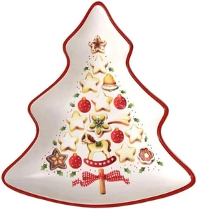 Christmas Tree Bowl Villeroy and Boch Winter Bakery Small Plate - Picture 1 of 5