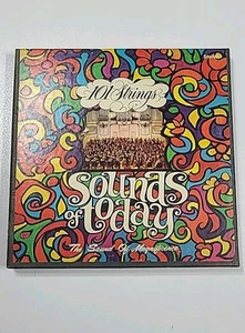 101 Strings Sounds of Today R2R Tape 7½ IPS 4-Track Stereo 1967 Easy Listening - Foto 1 di 8
