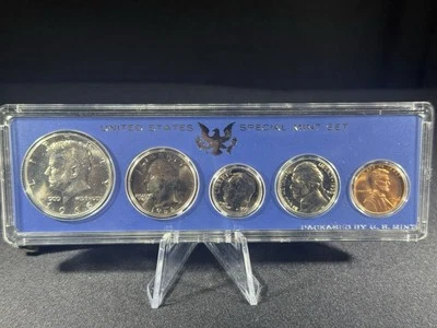 1966-Special Mint Set (SMS) 5 Coin Set w/Silver Kennedy in OGP WOW! - Image 1 of 4