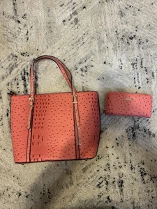 Le Miel Pink Purse And Wallet Leather Hobo Purse 2 in 1 Handbag Set NEW - Picture 1 of 5