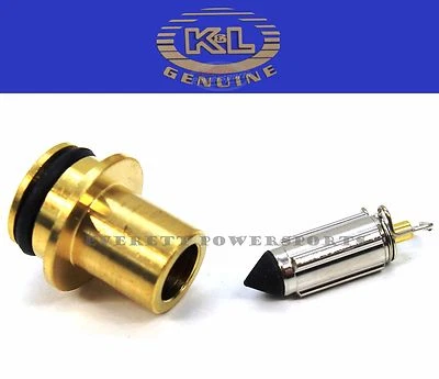 Válvula de flotador de carburador asiento de aguja de carburador Suzuki 89-00 GS 500 E GSX 1100G #H176 B Foto 1 de 3