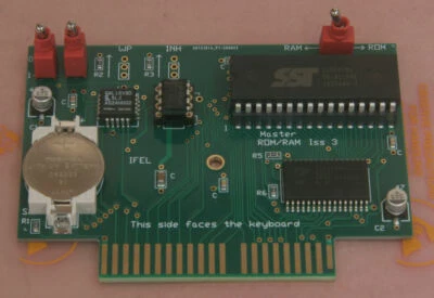 ACORN BBC MICRO MASTER 128 SCHEDA DI ESPANSIONE RAM ROM EEPROM A BATTERIA