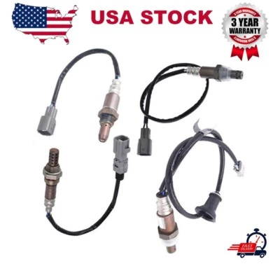 Sensores de oxígeno traseros + delanteros 4 piezas Sensores de O2 para Toyota Sienna 3,3 L 2004 2005 2006 Foto 1 de 4