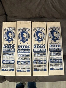 Dr. Dre Day 2010 Triple Rock Social Club Show Flier Nwa 40 BAGS X 4 WOWOW - Picture 1 of 1