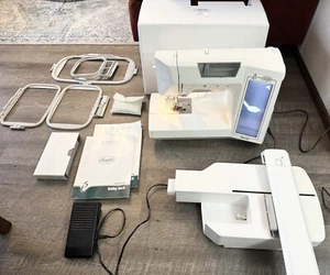 Baby Lock Ellageo ESG2 Computer Sewing Machine; Embroidery Arm; Pedal; Case - Picture 1 of 13