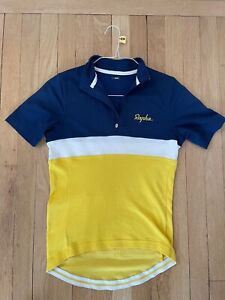 Rapha Club Jersey Small Yellow and Blue Sean Kelly Edition