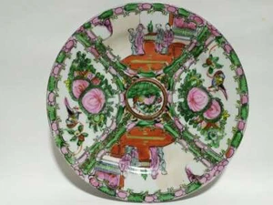 Antique Chinese Famille Rose Medallion Decorative Plate Wall Hanging - Picture 1 of 9