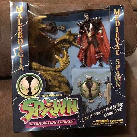 Spawn Malebolgia vs Medieval Action Figures Box Set 1995 NIB Todd McFarlane Cover