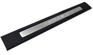 Front Door Sill Plate Right Side Black GMC Denali Script GMC Sierra 1500 Yukon - Picture 1 of 8