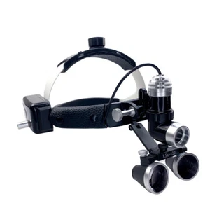 3.5X 420mm Dental Headband Binocular Magnifying Glass LED Integrated Head Lights - Bild 1 von 16