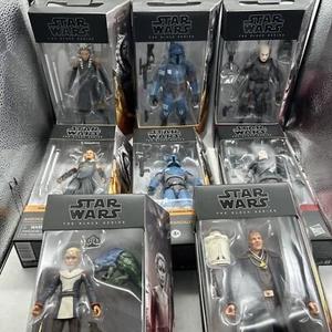 NEW 8 Figures Star Wars MANDALORIAN Black Series Ahsoka Echo Death Watch Client - Picture 1 of 20