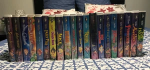20 ~OLD RARE VINTAGE~ Disney's Classic Black Diamond VHS Complete set! + Bonus! - Picture 1 of 10