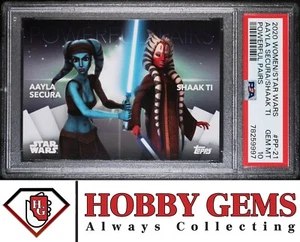 AAYLA SECURA SHAAK TI PSA 10 2020 Topps Women of Star Wars Powerful Pairs #PP-21 - Picture 1 of 2