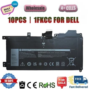 10PCS 1FKCC Replace Battery For Dell Latitude 7200 7210 2-in-1 KWWW4 9NTKM D9J00 - Picture 1 of 7