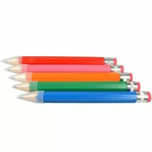 14" Inch Real Giant Wooden Pencil Novelty School Supply Pens Perfect Gift C - Picture 1 of 5