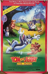 TOM AND JERRY: IL FILM ROTOLATO ORIGINALE UN FOGLIO POSTER FILM (1992) - Foto 1 di 1