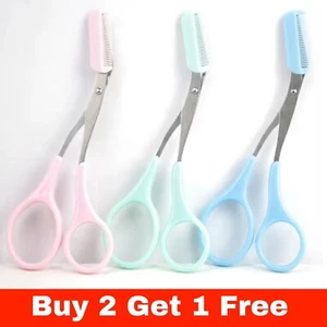 Eyebrow Scissors pro Stainless Steel Hair Removal Trimmer Sharp Clipper eyelash - Picture 1 of 5