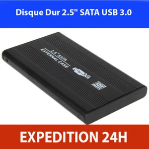 Boîtier Externe pour Disque Dur 2.5'' SATA USB 3.0 Box Alluminium Portatile PC - Zdjęcie 1 z 8