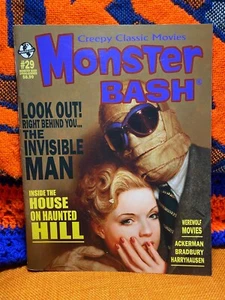 Monster Bash Magazine #29 INVISIBLE MAN House on Haunted Hill Harryhausen MB05 - Imagen 1 de 4