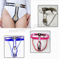 Female Stainless Steel Women's Chastity Belt Device 4 Colors Adjustable Simple
