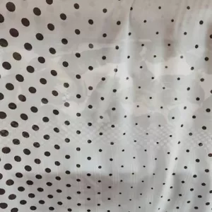 Chiffon Fashion Print Polka Dot Mocha 58" Fabric by the Yard - Picture 1 of 1