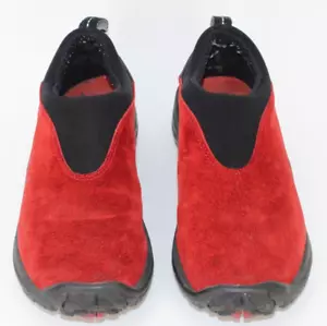 Merrill Women Encore Moccasin Red Suede Pull On US/7 UK/5 EU/38 Pre-owned - Picture 1 of 7
